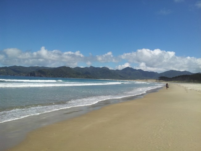 A whole beach to ourselves
