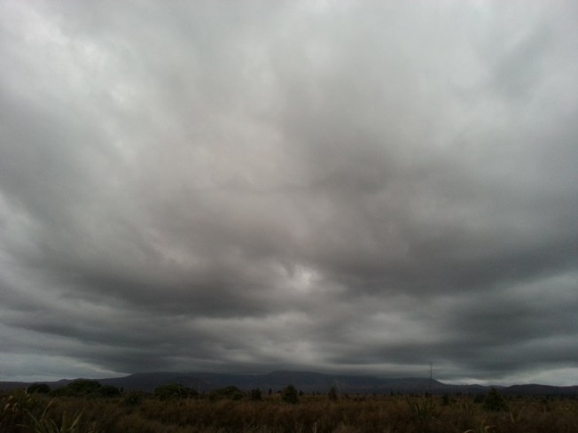 The smoking volcano just hours after we descended!