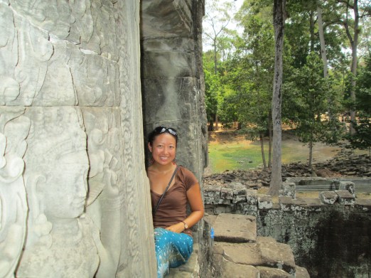 Happy as a clam on a ledge