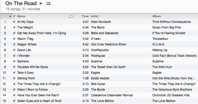 One the Road Playlist