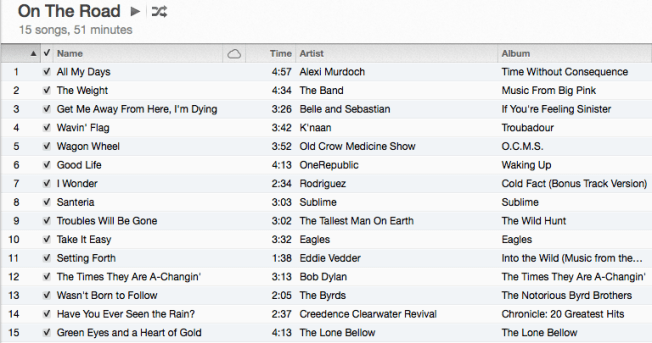 One the Road Playlist